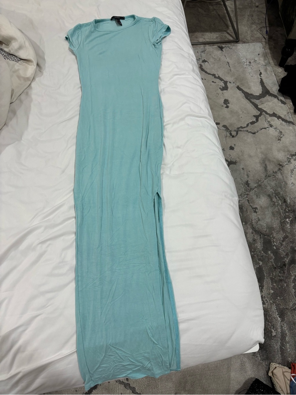 Forever 21 Light Blue Maxi Dress